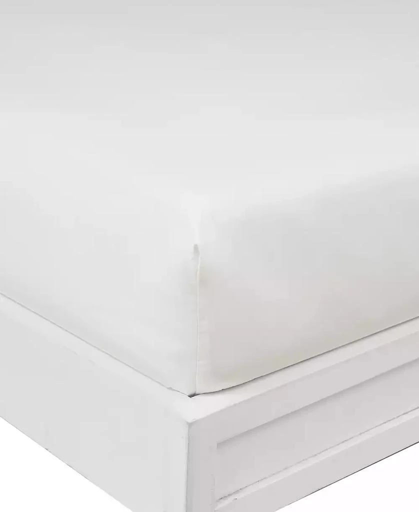 商品Nautica|Solid Cotton Rich Blend Fitted Sheet, Queen,价格¥311,第2张图片详细描述