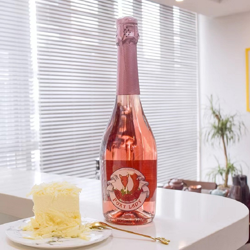 莫斯卡托桃红半甜起泡葡萄酒商品第3张图片规格展示