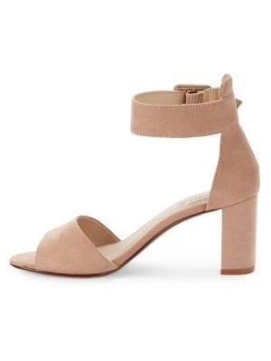 商品Chinese Laundry|Rumor Faux-Suede Block-Heel Sandals,价格¥119,第4张图片详细描述
