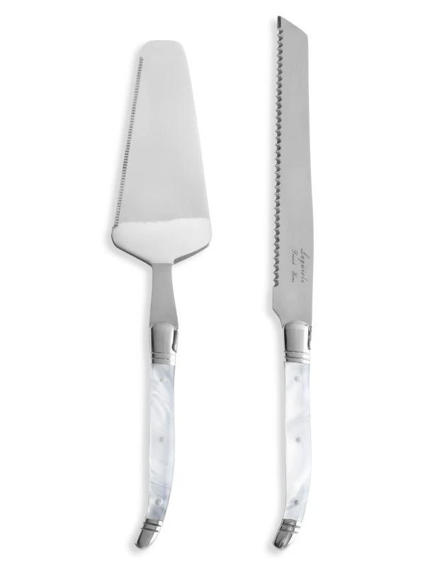 商品French Home|2-Piece Cake & Pie Server Set,价格¥357,第1张图片