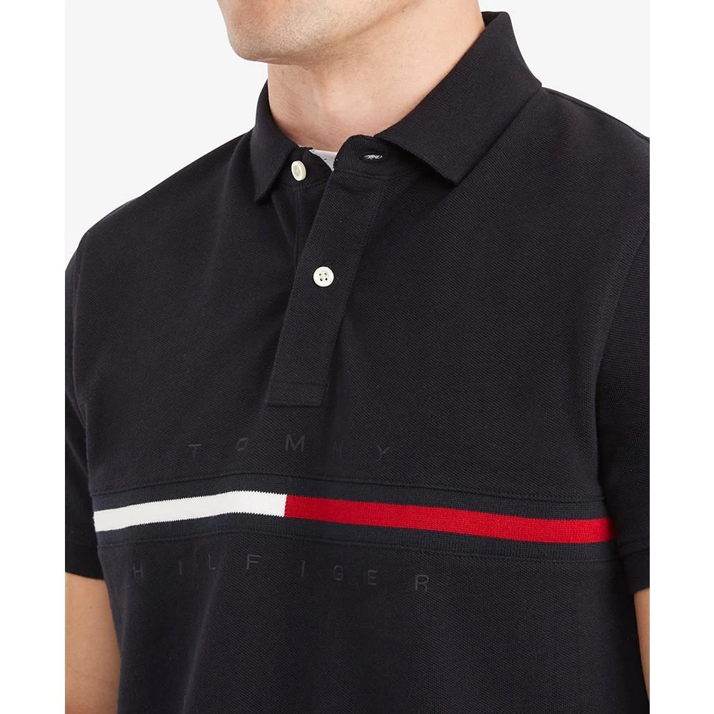 商品Tommy Hilfiger|Men's Custom-Fit Tanner Logo Polo,价格¥316,第2张图片详细描述