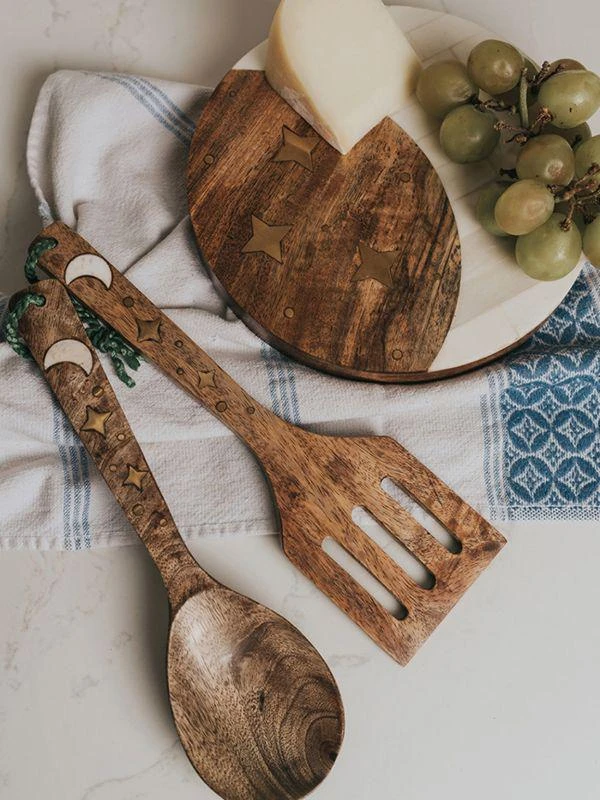 商品Matr Boomie|Nakshatra 2-Piece Constellation Serving Utensil Set,价格¥318,第3张图片详细描述