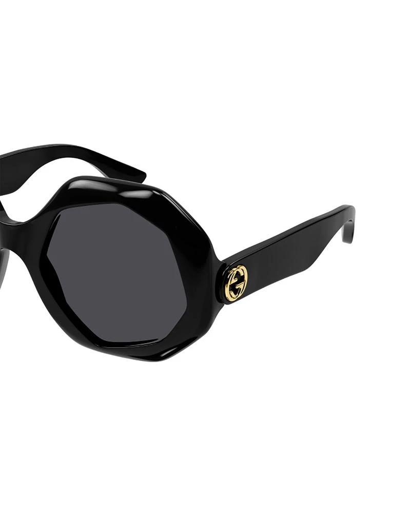 商品Gucci|Gucci Eyewear Round Frame Sunglasses,价格¥2241,第3张图片详细描述