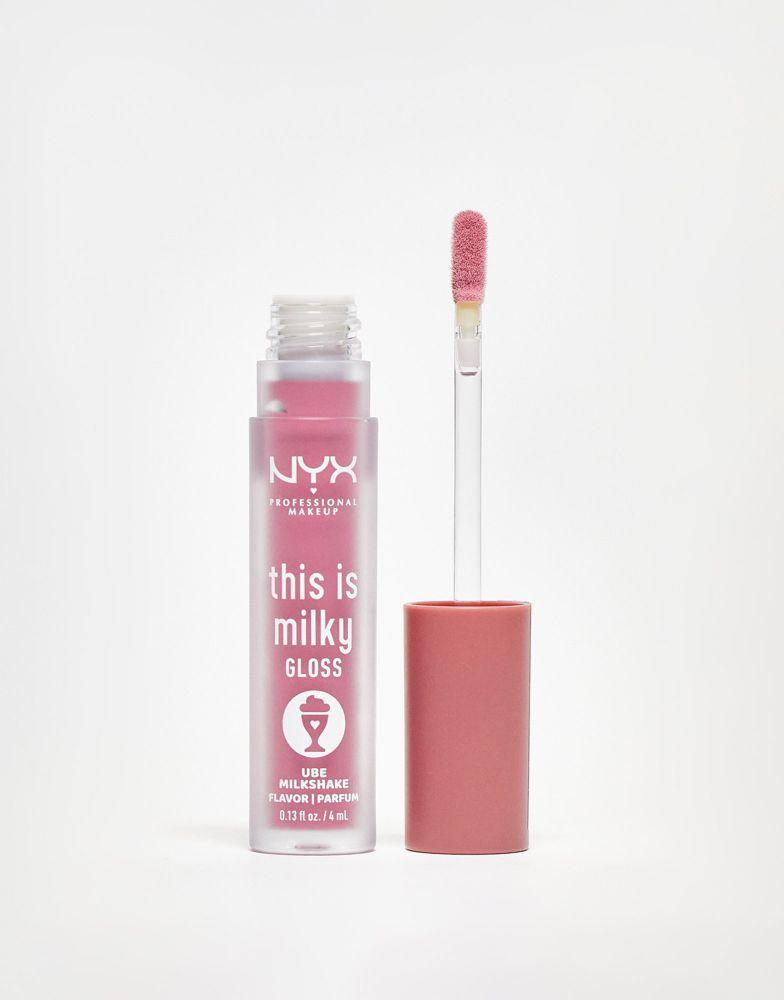 商品NYX Professional Makeup|NYX Professional Makeup This Is Milky Gloss Lip Gloss - Ube Milkshake,价格¥79,第1张图片