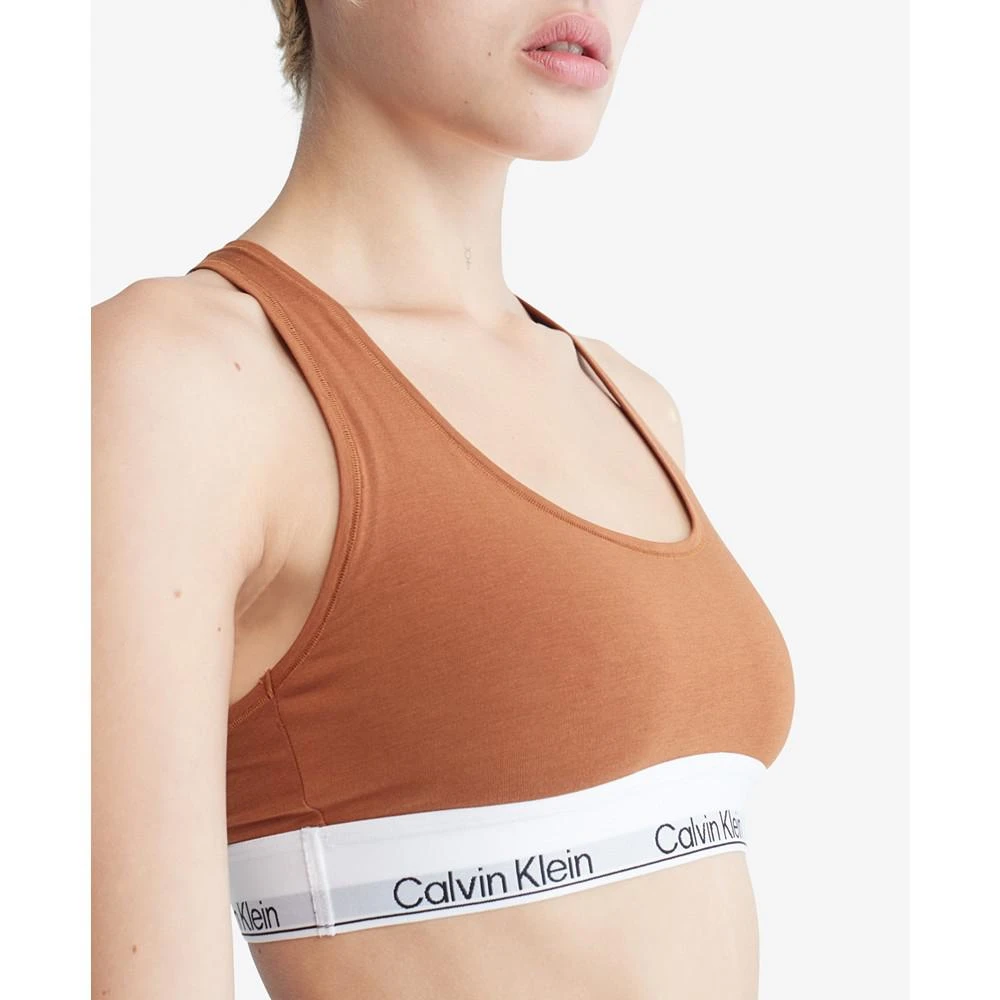 商品Calvin Klein|Women's Modern Naturals Unlined Bralette QF7044,价格¥135,第3张图片详细描述