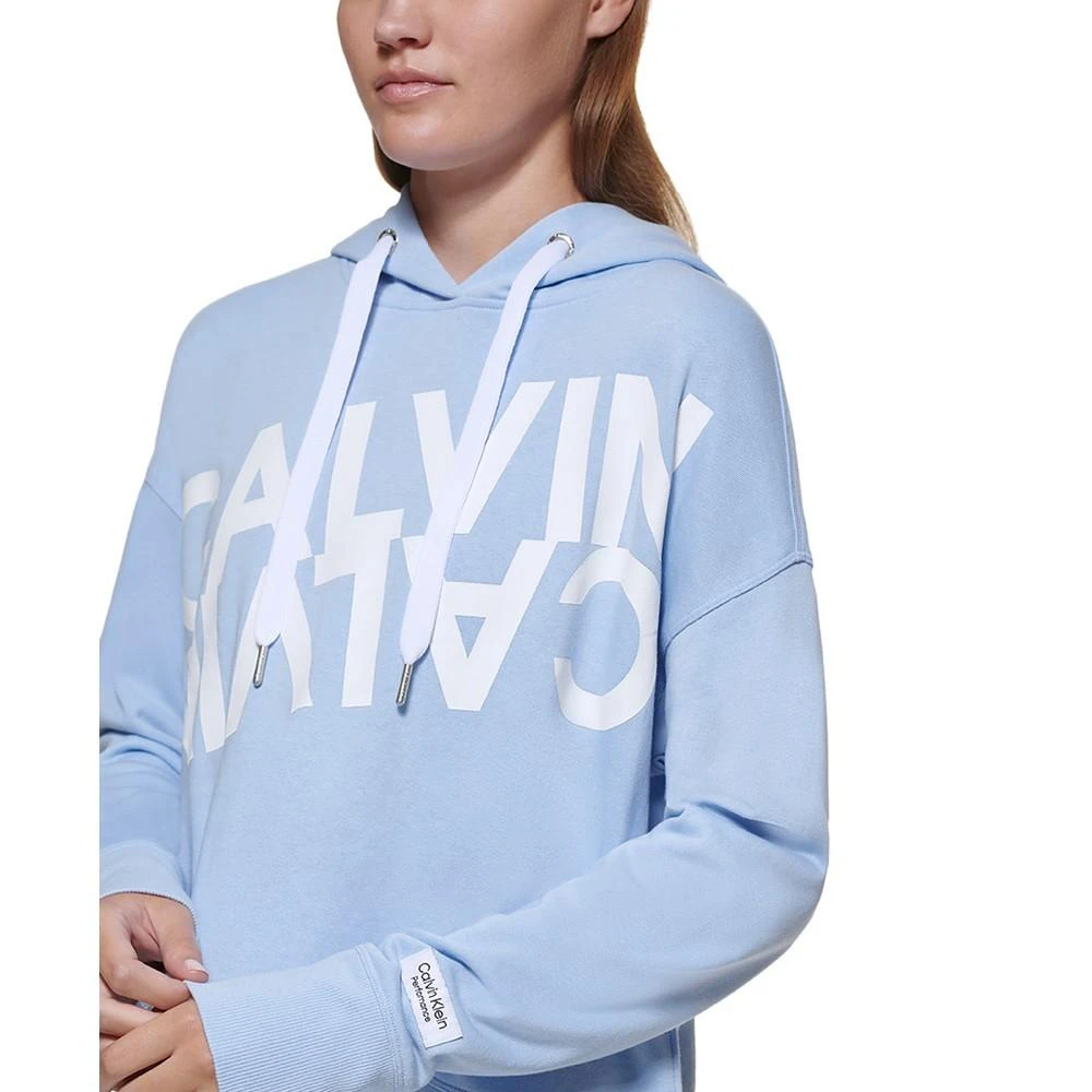 商品Calvin Klein|Fleece Mirror Logo Hoodie,价格¥223,第4张图片详细描述