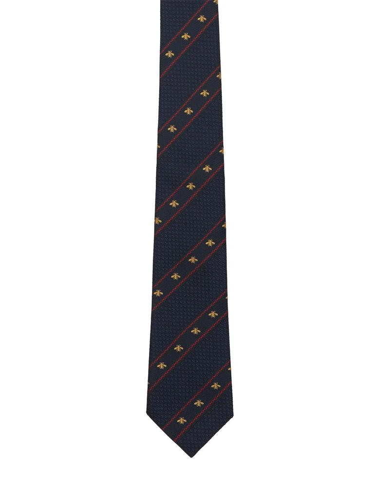 商品Gucci|7cm Bee Web Silk Tie,价格¥1830,第2张图片详细描述