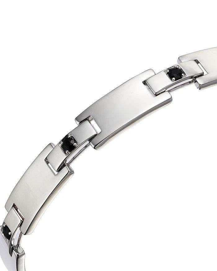 商品Bloomingdale's|Men's Onyx Link Bracelet 14K White Gold,价格¥35126,第3张图片详细描述