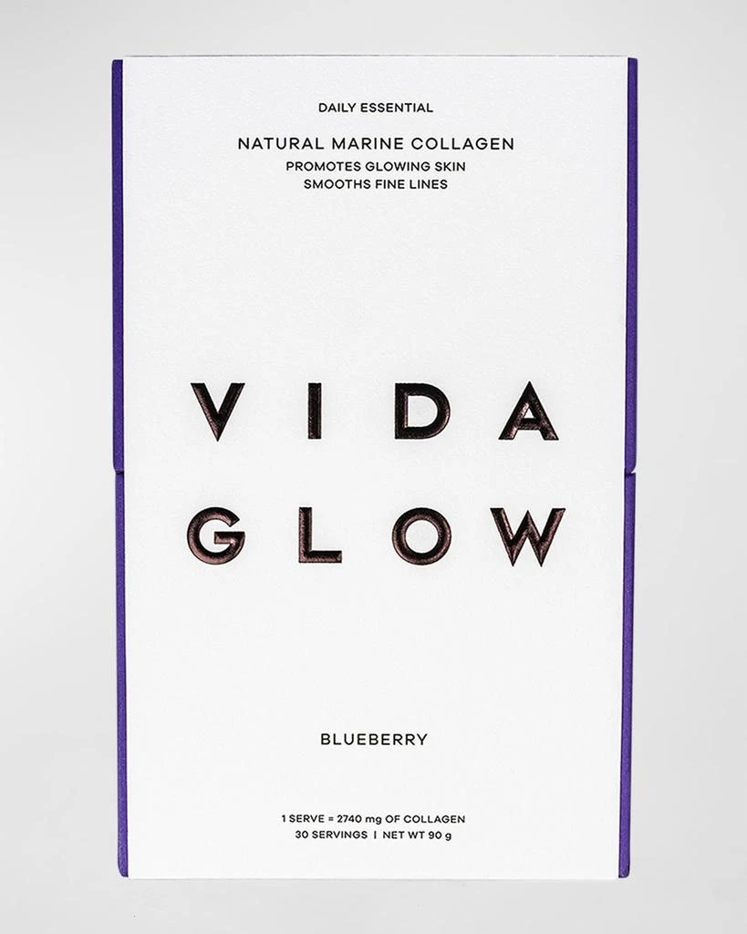 商品Vida Glow|Blueberry Marine Collagen, 30 Servings,价格¥387,第1张图片