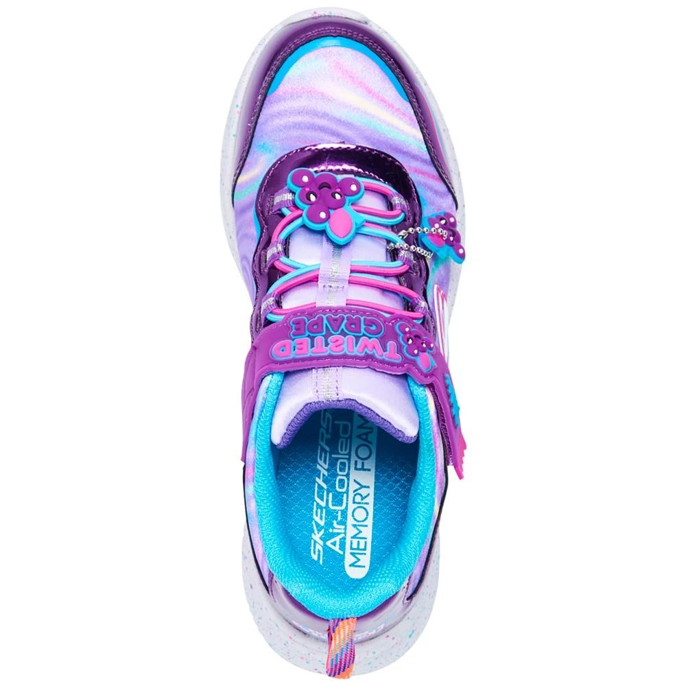 商品SKECHERS|Little Girls’ Jumpsters - Sweet Kickz Scented Stay-Put Closure Casual Sneakers from Finish Line,价格¥150,第5张图片详细描述