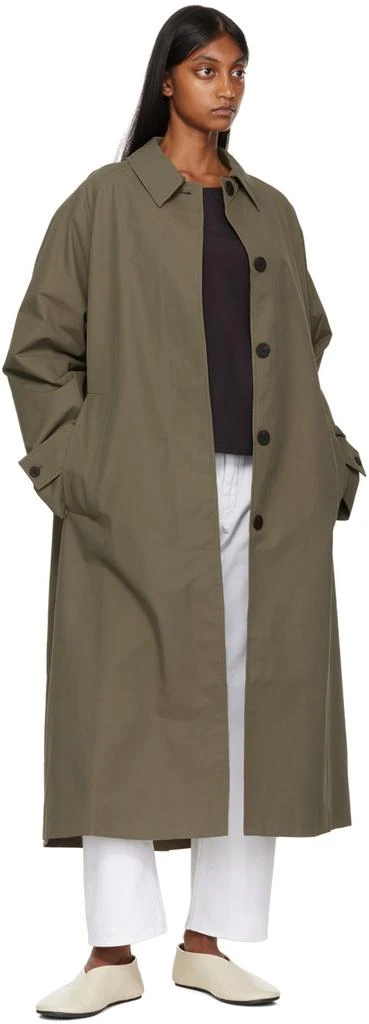 商品Studio Nicholson|Green Holin Coat,价格¥3464,第4张图片详细描述