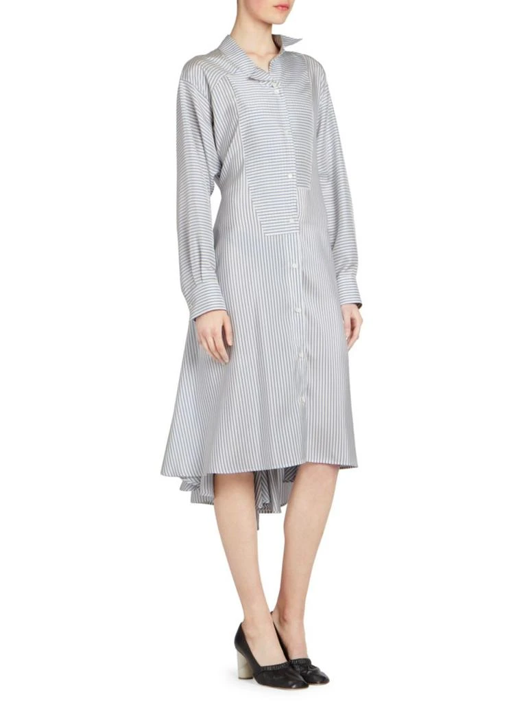 商品Loewe|Silk Striped Shirt Dress,价格¥4433,第3张图片详细描述