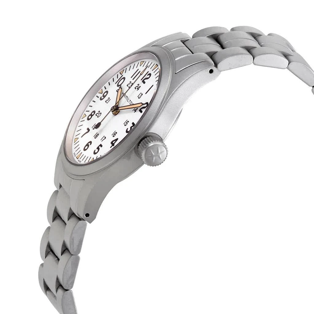 商品Hamilton|Khaki Field Hand Wind White Dial Men's Watch H69439111,价格¥3400,第2张图片详细描述
