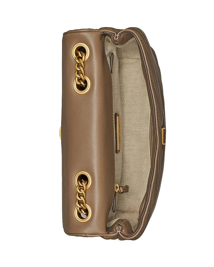 商品Tory Burch|Kira Chevron Small Convertible Leather Shoulder Bag,价格¥2463,第3张图片详细描述
