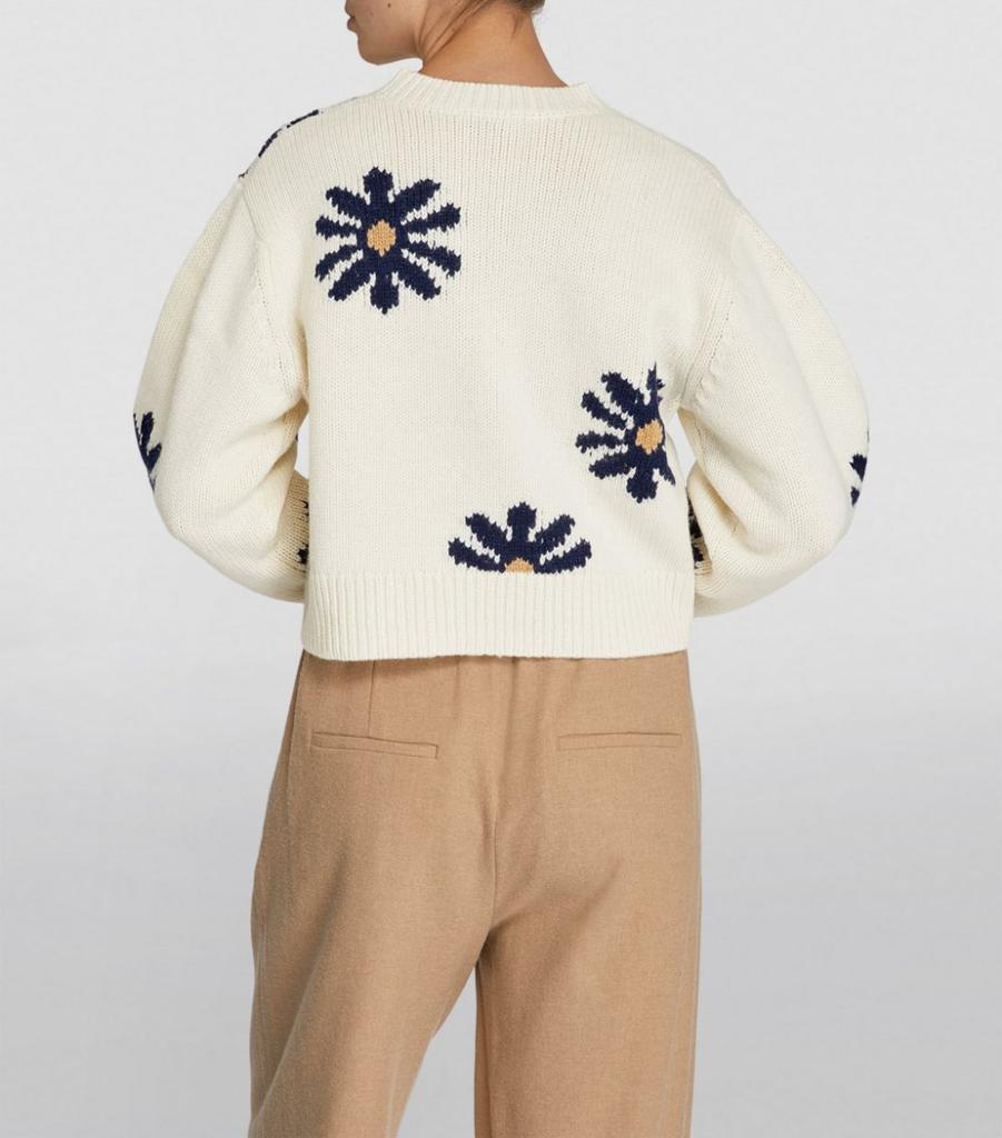 Floral Knit Sweater商品第4张图片规格展示