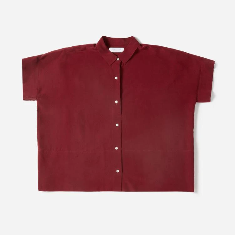 商品Everlane|丝绸短袖宽松衬衫,价格¥391-¥435,第3张图片详细描述