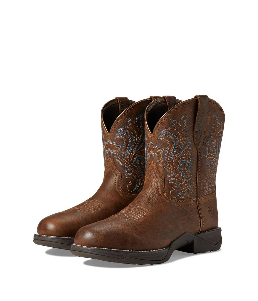 商品Ariat|Anthem Round Toe Shortie Western Boot,价格¥628,第1张图片