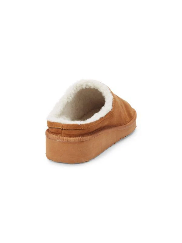 商品DKNY|Whilma Logo Faux Shearling Slippers,价格¥114,第3张图片详细描述