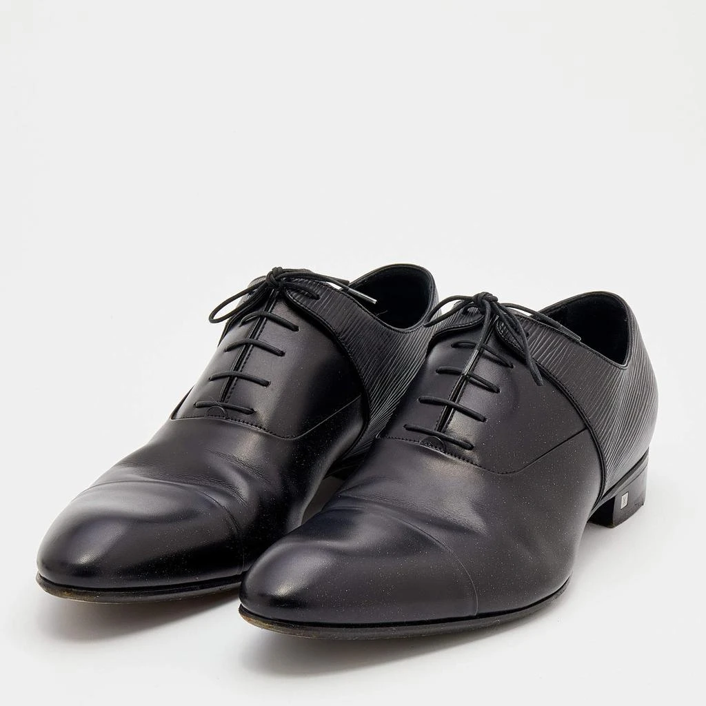 商品[二手商品] Louis Vuitton|Louis Vuitton Black Epi Leather Lace Up Oxford Size 42,价格¥1556,第2张图片详细描述