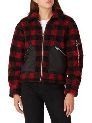 商品[二手商品] Alpha Industries|Plaid Faux Shearling Jacket,价格¥135,第1张图片