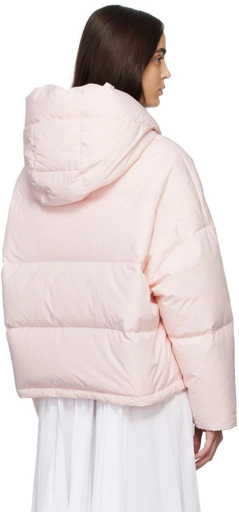 商品Yves Salomon|Pink Quilted Down Jacket,价格¥2094,第3张图片详细描述