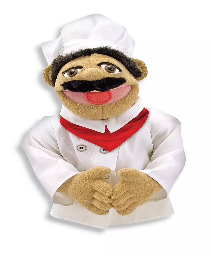 商品Melissa & Doug|Melissa & Doug Chef Puppet With Detachable Wooden Rod for Animated Gestures,价格¥142,第1张图片