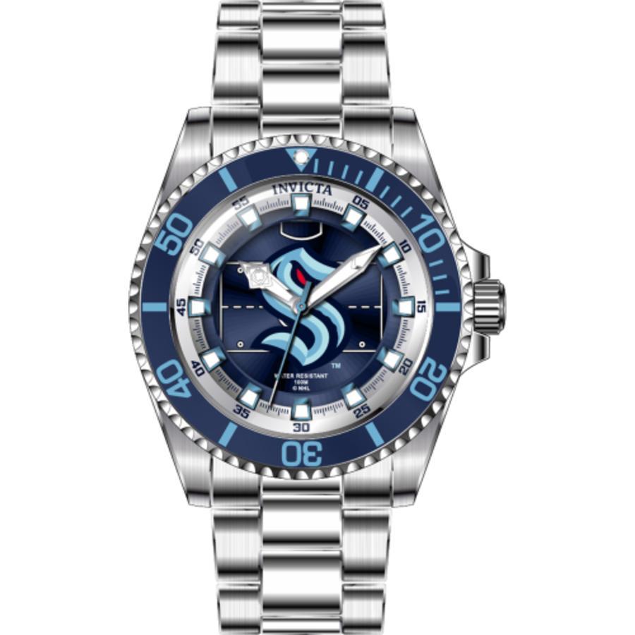 商品Invicta|Invicta NHL Seattle Kraken Quartz Blue Dial Ladies Watch 42212,价格¥710,第1张图片