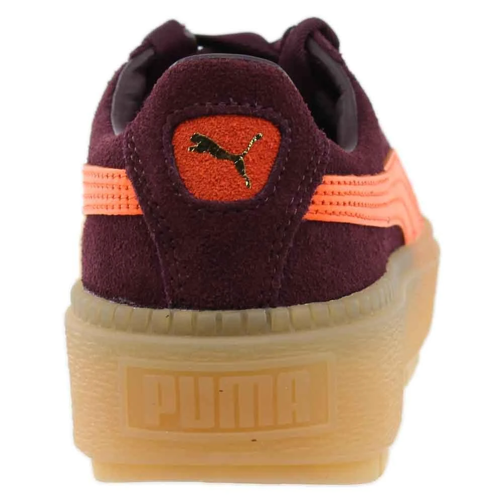 商品Puma|女款 彪马 Puma Platform Trace "Winetasting" 松糕鞋 休闲鞋,价格¥227,第3张图片详细描述