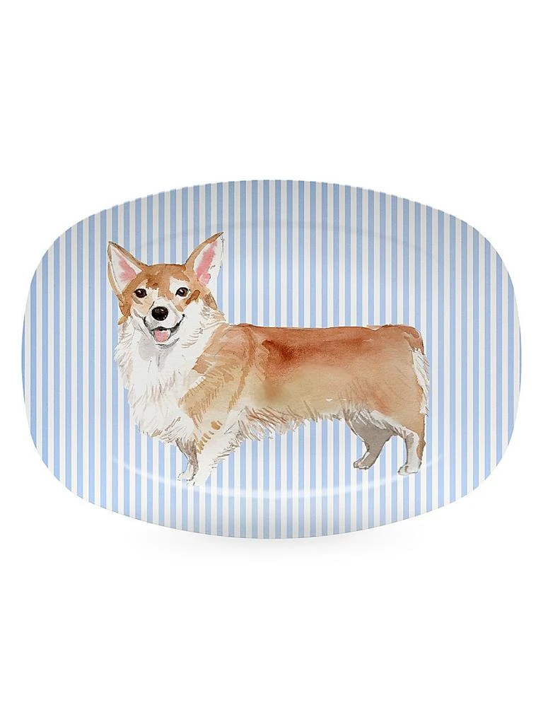 商品Mariposa|Woof Woof Best Friends Corgi Platter,价格¥435,第1张图片
