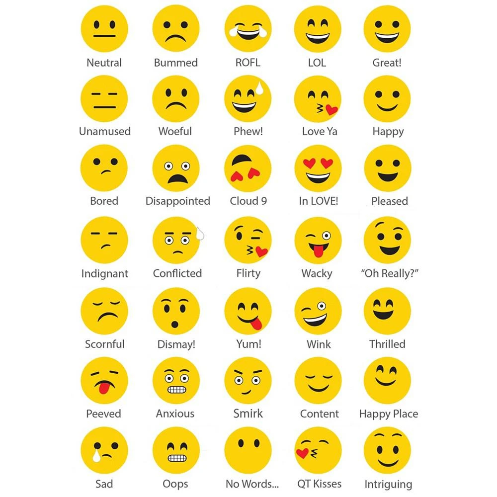 商品Brewster Home Fashions|Create Your Own Emote Wall Decal,价格¥276,第2张图片详细描述