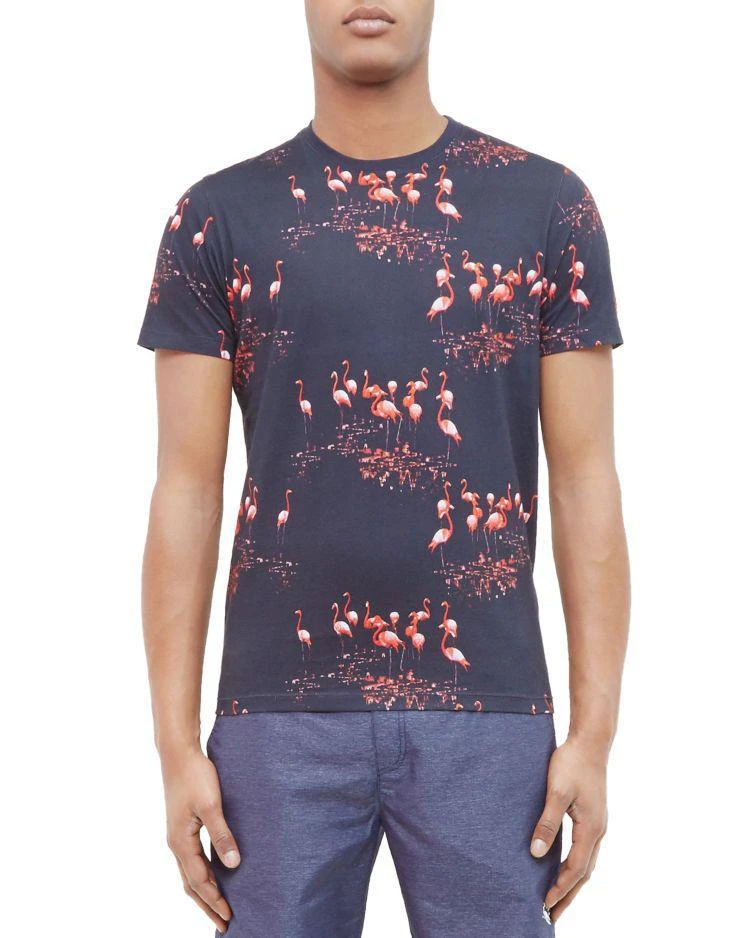 商品Ted Baker London|Flamingo Printed Tee,价格¥670,第1张图片