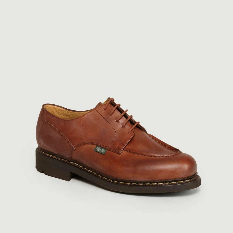 商品Paraboot|Chambord Derbies Brown Paraboot,价格¥3950,第1张图片