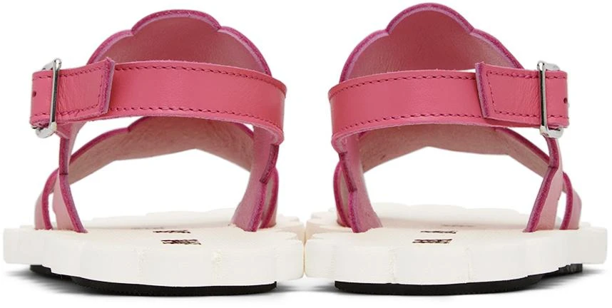 商品Marni|Kids Pink Strap Flower Sandals,价格¥978,第2张图片详细描述