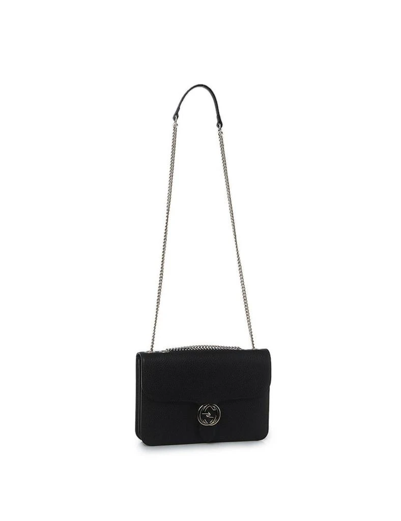 Interlocking shoulder bag GG black leather 商品