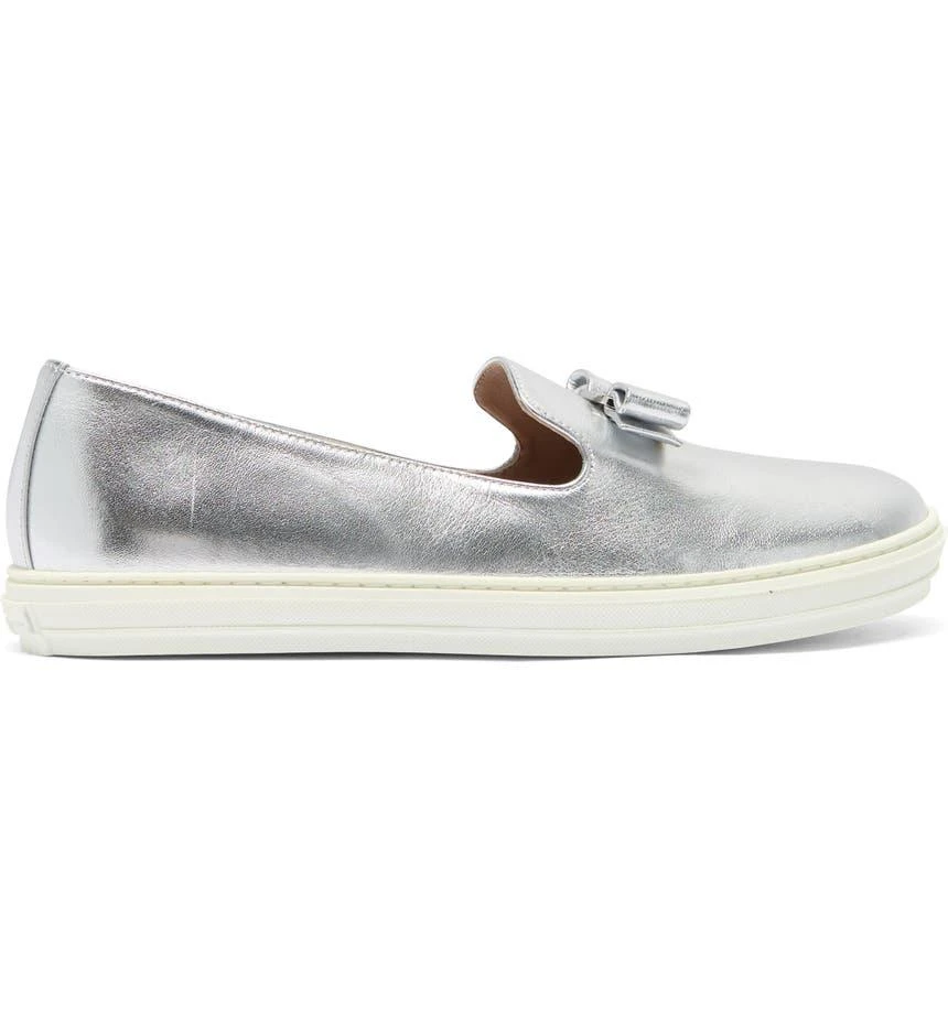 商品Salvatore Ferragamo|Kids' Leather Bow Slip-On Sneaker,价格¥493,第3张图片详细描述