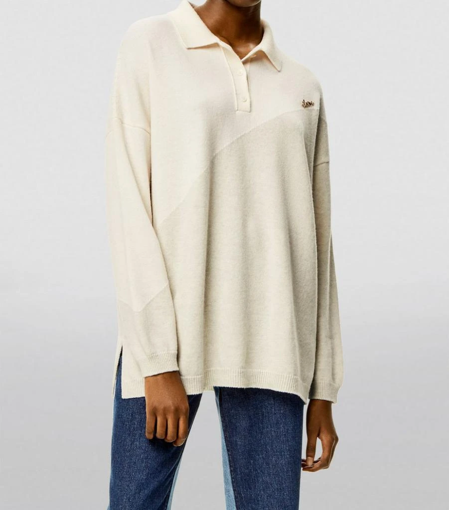 商品Loewe|Collared Wool Sweater,价格¥8434,第3张图片详细描述