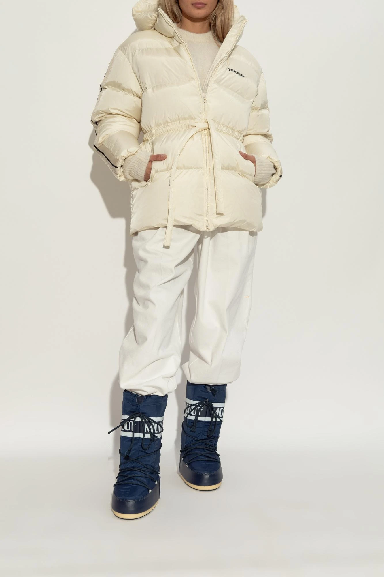商品【商品预售7天发货】 Moon Boot|Moon Boot 女士雪地靴 80D14004400F003F 蓝色,价格¥1255,第3张图片详细描述