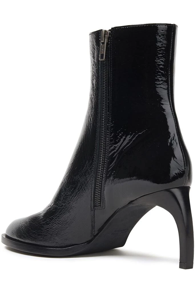 ANN DEMEULEMEESTER Crinkled patent-leather ankle boots 3