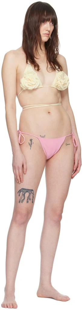 商品Magda Butrym|Off-White Floral Bikini Top,价格¥1617,第4张图片详细描述