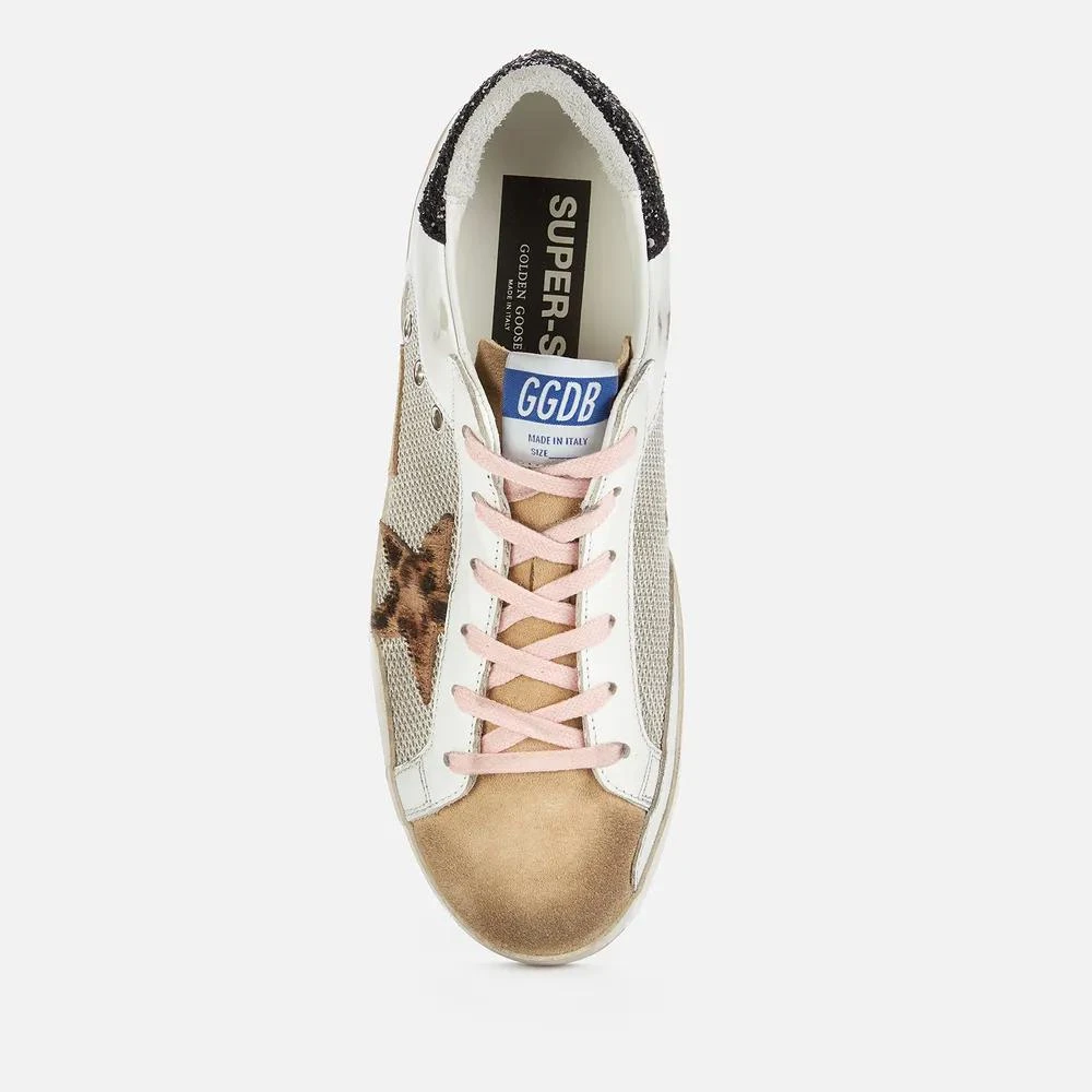 商品Golden Goose|Golden Goose Women's Superstar Mesh/Leather Trainers,价格¥3912,第3张图片详细描述