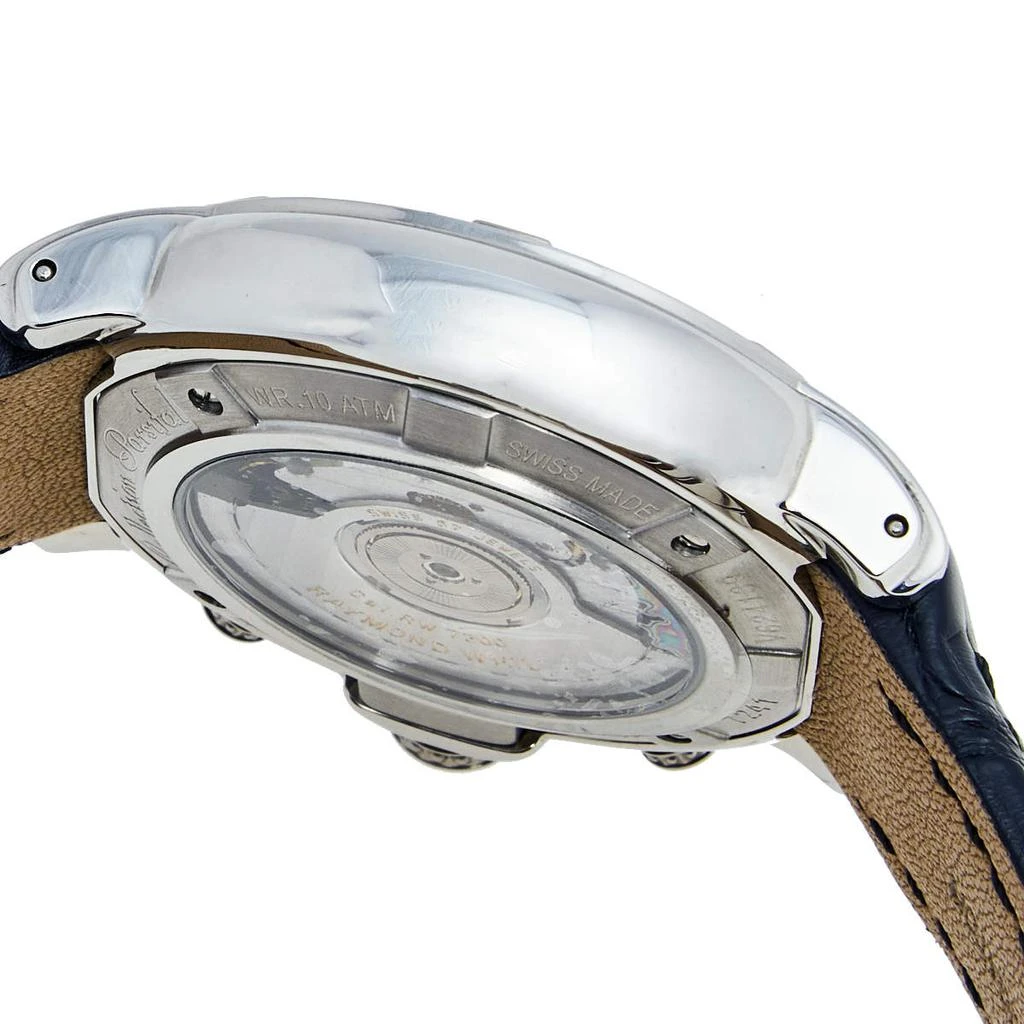 Raymond Weil Mother of Pearl Stainless Steel Diamond Alligator Collection Parsifal 7241 Men's Wristwatch 42 mm 商品