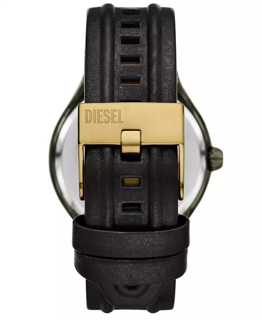 商品Diesel|Men's Streamline Quartz Three-Hand Black Leather 44mm,价格¥1712,第3张图片详细描述