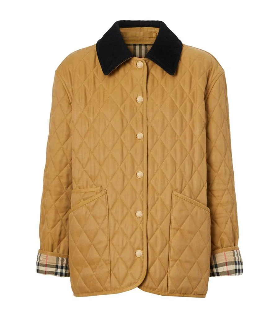 商品Burberry|Diamond Quilted Jacket,价格¥7541,第1张图片