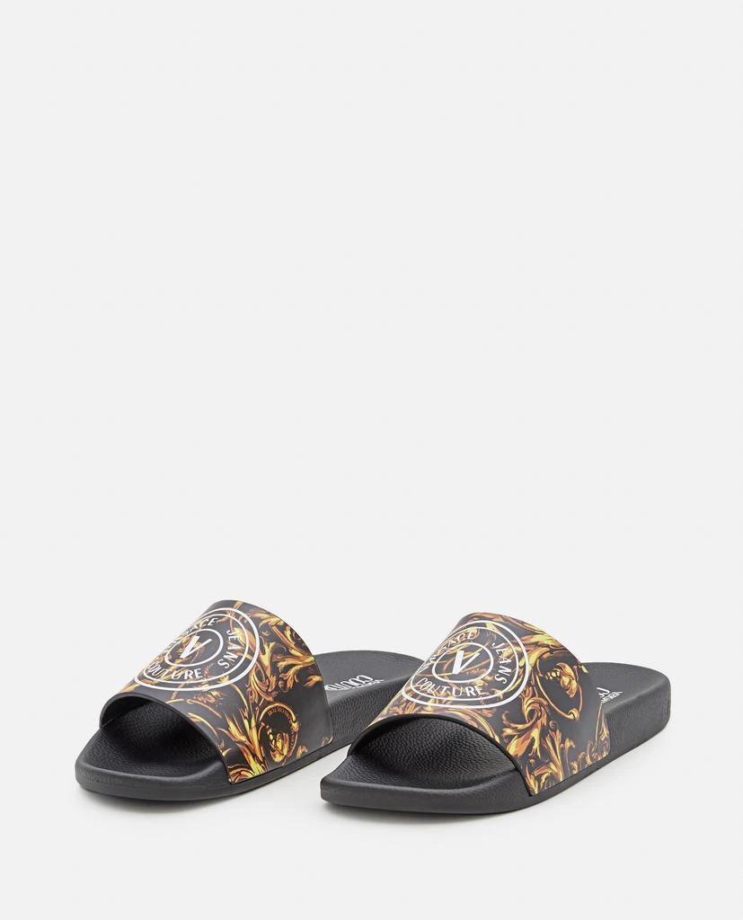 商品Versace|BAROQUE PRINT RUBBER SLIDES,价格¥635,第2张图片详细描述