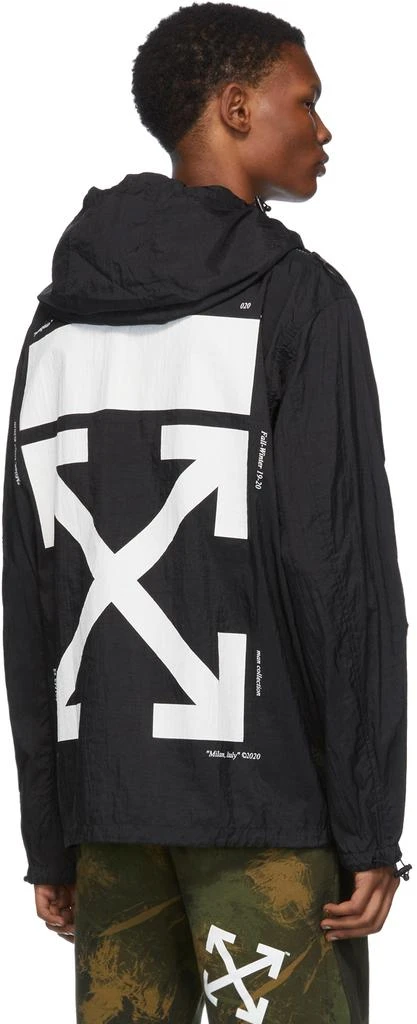 商品Off-White|Black Packable Rain Jacket,价格¥3640,第3张图片详细描述