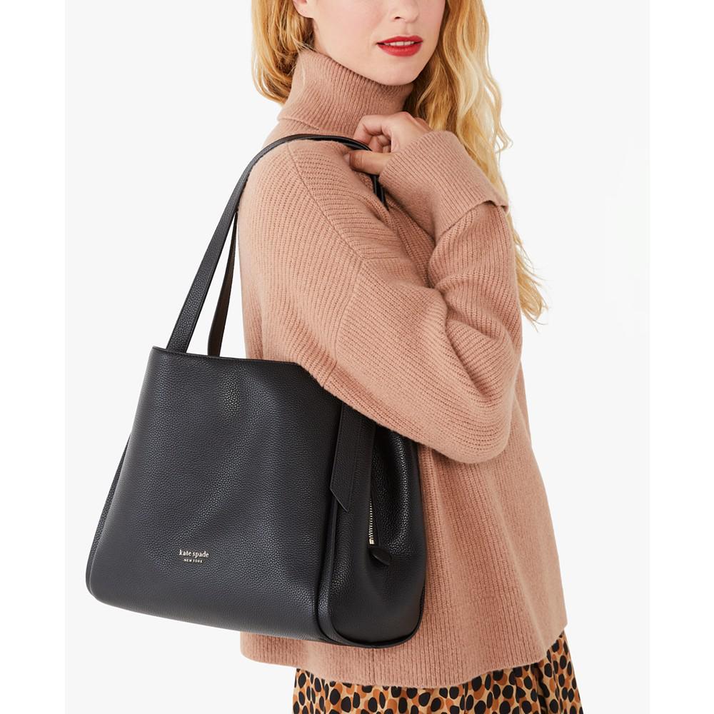 商品Kate Spade|Knott Pebbled Leather Large Shoulder Bag,价格¥2957,第4张图片详细描述