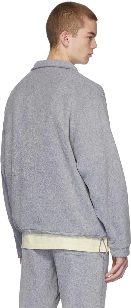 商品Essentials|Grey Polar Fleece Half-Zip Pullover 外套,价格¥813,第3张图片详细描述