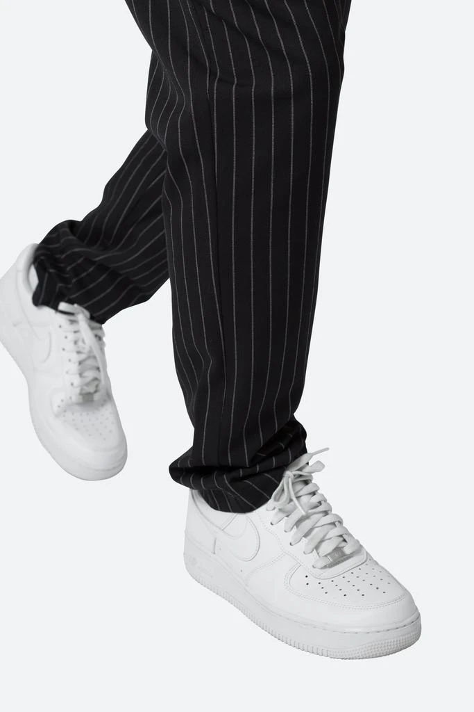 Pinstripe Drawcord Pants - Black 商品