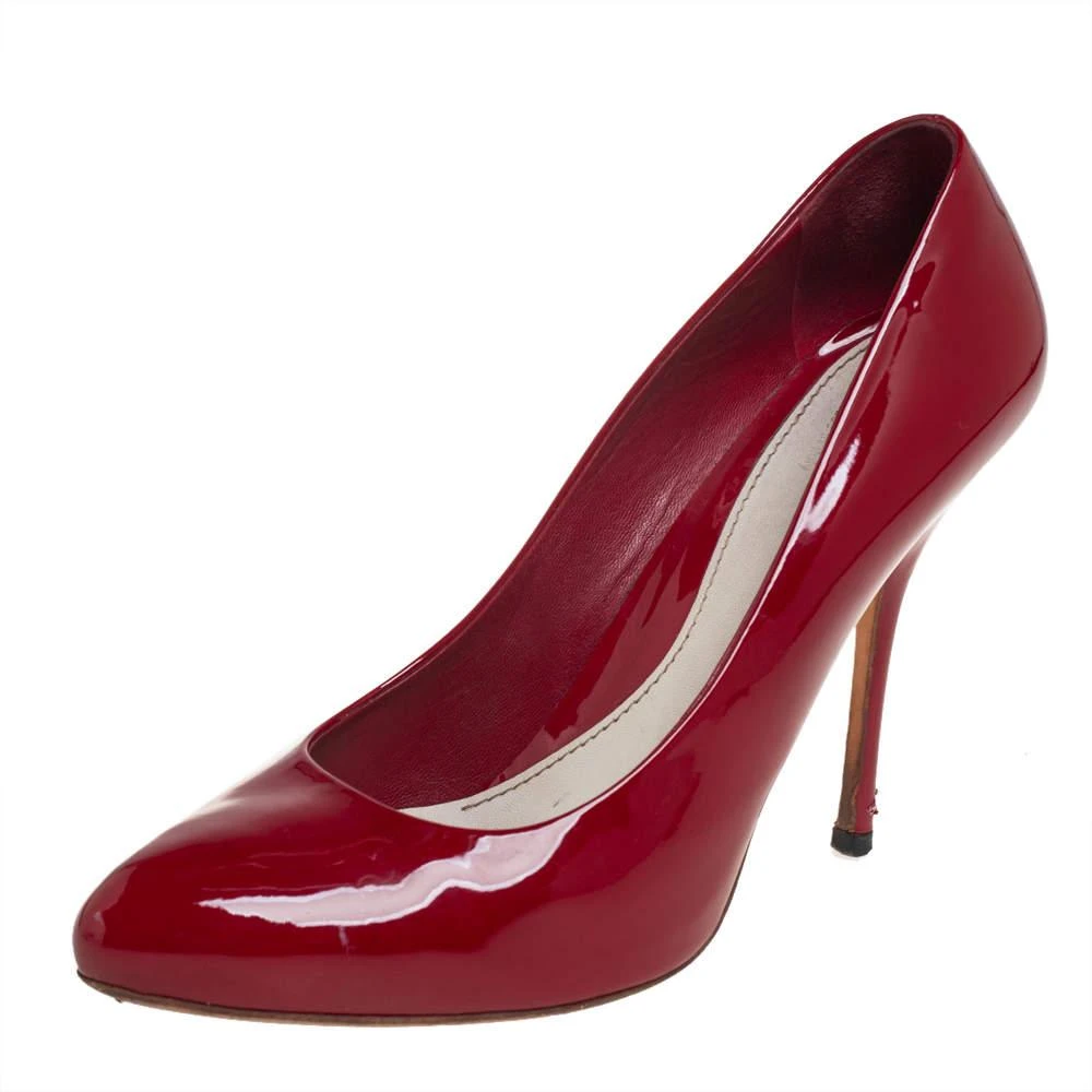 商品[二手商品] Gucci|Gucci Red Patent Leather Pumps Size 38.5,价格¥1033,第1张图片