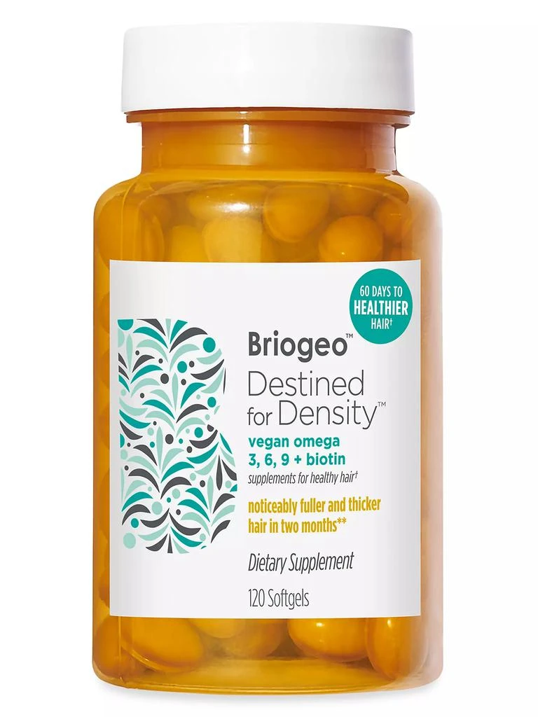 商品Briogeo|Destined For Density Vegan Omega 3, 6, 9 + Biotin Supplements For Healthy Hair,价格¥315,第1张图片